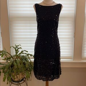 Kenneth Cole sequin little black dress